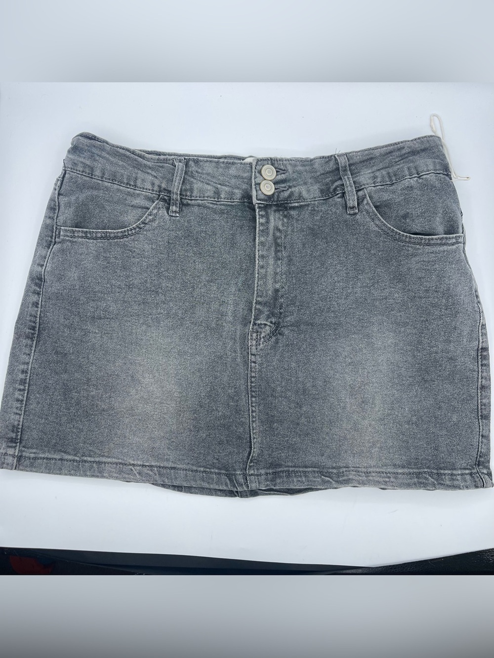 Project Reba women’s light black denim jean skirt size XL